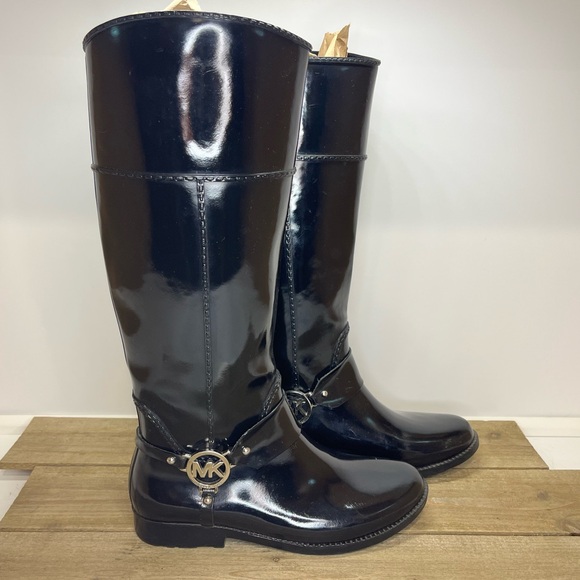 Michael Kors tall rain boots - Picture 1 of 8